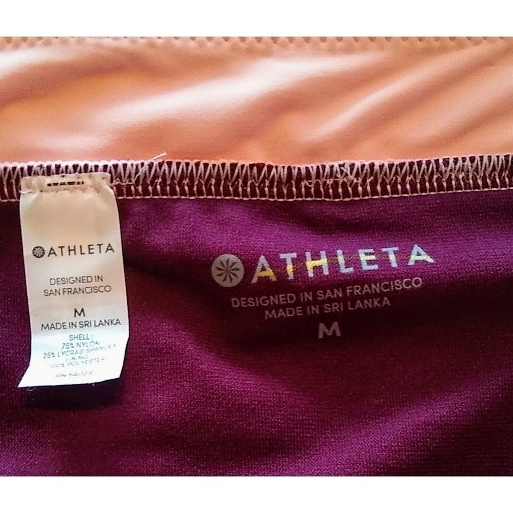 Athleta Mod Block Medium Rise Bottom Size Medium - Picture 4 of 4